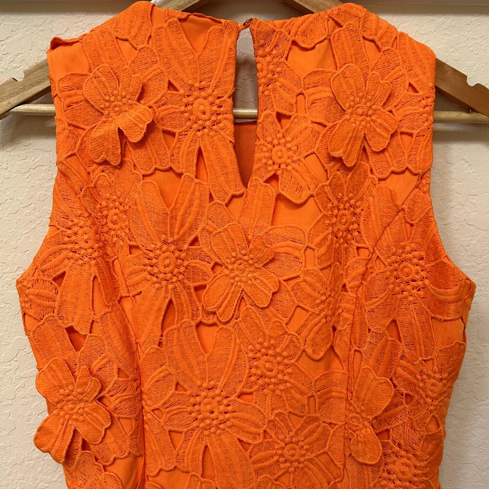 Endless Rose Anthropologie Cocktail Floral Embroidered 3D Lace Mini Dress Size S - Picture 10 of 14